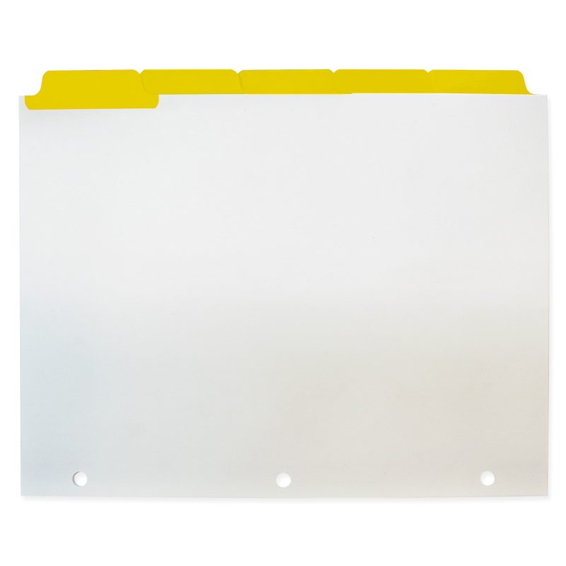 Custom 8260 Index Tab - 6