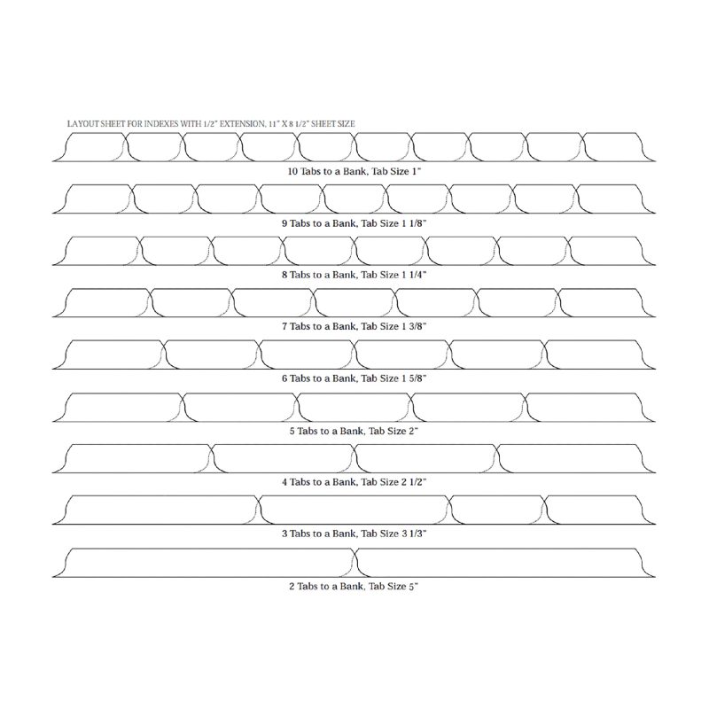 Custom 8260 Index Tab - 7