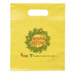 Custom 9 1/2W x 12H Die Cut Handle Bag - Dynamic Color - 2
