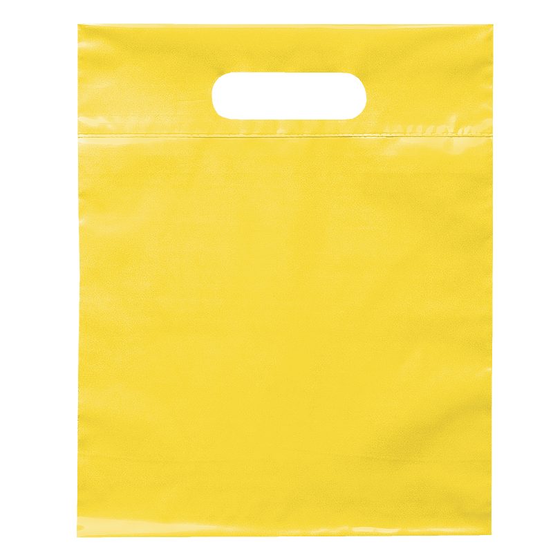 Custom 9 1/2W x 12H Die Cut Handle Bag - Dynamic Color - 3