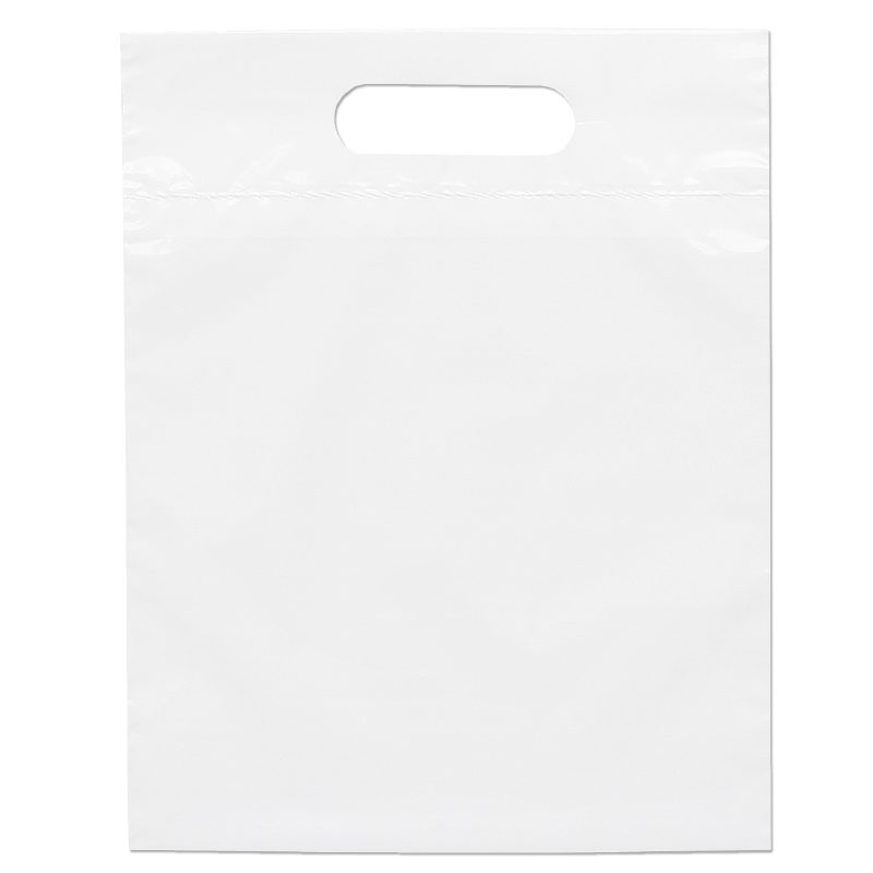 Custom 9 1/2W x 12H Die Cut Handle Bag - Dynamic Color - 5