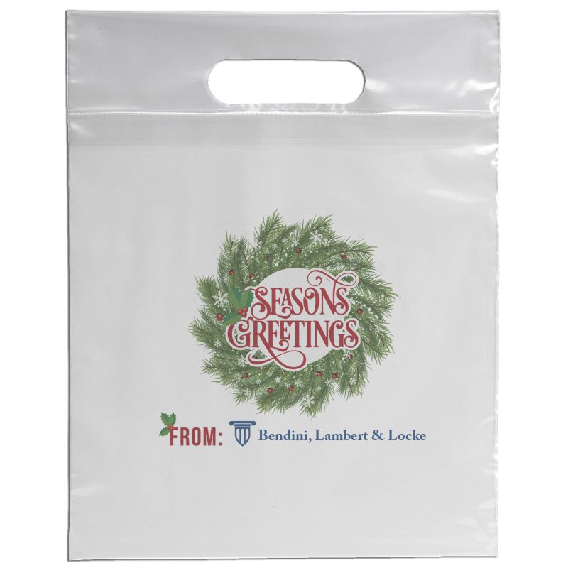 Custom 9 1/2W x 12H Die Cut Handle Bag - Dynamic Color