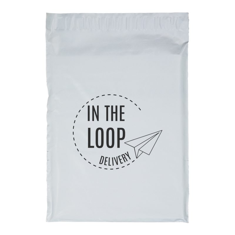 Custom 9 1/2W x 12H Plastic Mailer - Flexo Ink Print