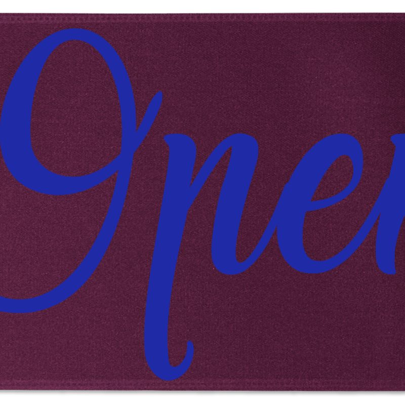 Custom 9" Badge Satin Ribbon - 100yd Roll - Brilliance - Matte Finish - 2