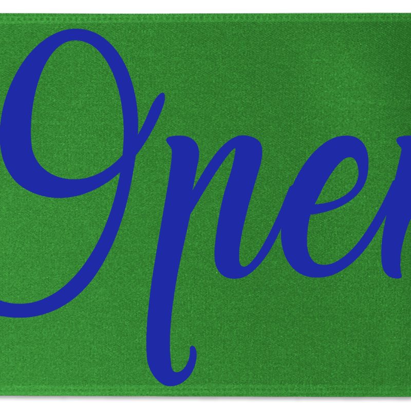 Custom 9" Badge Satin Ribbon - 100yd Roll - Brilliance - Matte Finish - 6