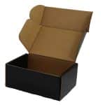Custom 9 X 6.5 X 4" Black Mailer Box From - 1