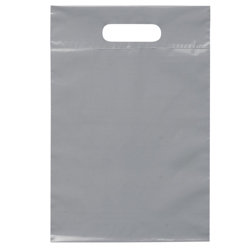 Custom 9 ½W x 14H Die Cut Handle Bag - Flexo Ink Print - 1