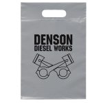 Custom 9 ½W x 14H Die Cut Handle Bag - Flexo Ink Print