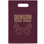Custom 9 ½W x 14H Die Cut Handle Bag - Flexo Ink Print - 4