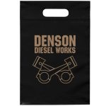 Custom 9 ½W x 14H Die Cut Handle Bag - Flexo Ink Print - 6