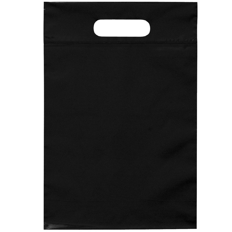 Custom 9 ½W x 14H Die Cut Handle Bag - Flexo Ink Print - 7