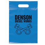 Custom 9 ½W x 14H Die Cut Handle Bag - Flexo Ink Print - 8
