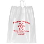 Custom 9½W x 12H Poly-Draw Bag - Flexo Ink Print - 3