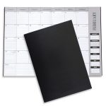 Custom Academic Monthly Desk Planner - Leatherette - 2
