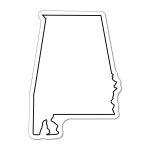 Custom Alabama NoteKeeper™ Magnet 20 Mil - 1