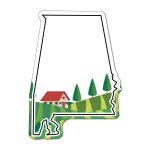 Custom Alabama NoteKeeper™ Magnet 20 Mil - 2