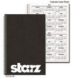 Custom Calendar Leatherette Notebook (6"x 9")