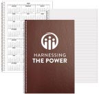 Custom Calendar Leatherette Notebook (6"x 9") - 5