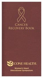 Custom Cancer Recovery Book 4" x 8" - 3