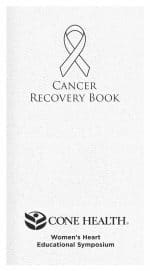 Custom Cancer Recovery Book 4" x 8" - 7