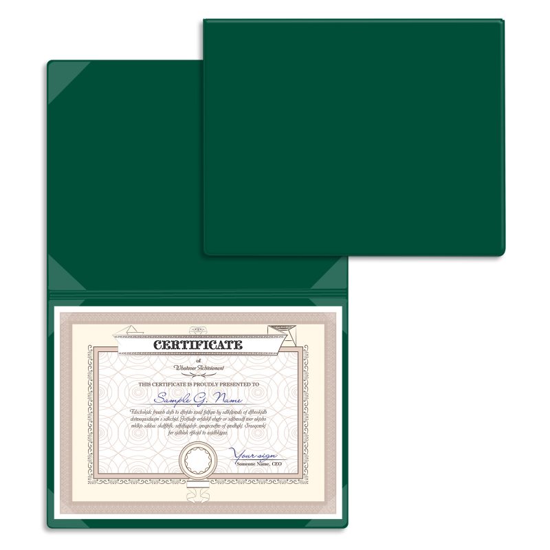 Custom Certificate/Diploma Holder - 8 Corners - 1