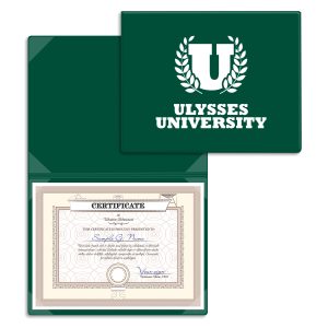 Custom Certificate/Diploma Holder - 8 Corners