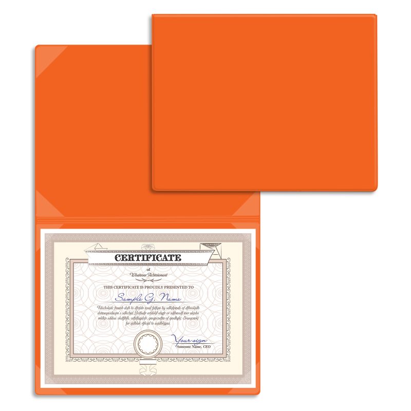 Custom Certificate/Diploma Holder - 8 Corners - 8