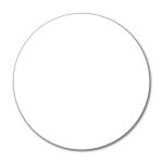 Custom Circle 3.5" NoteKeeper™ Magnet 35 Mil - 1