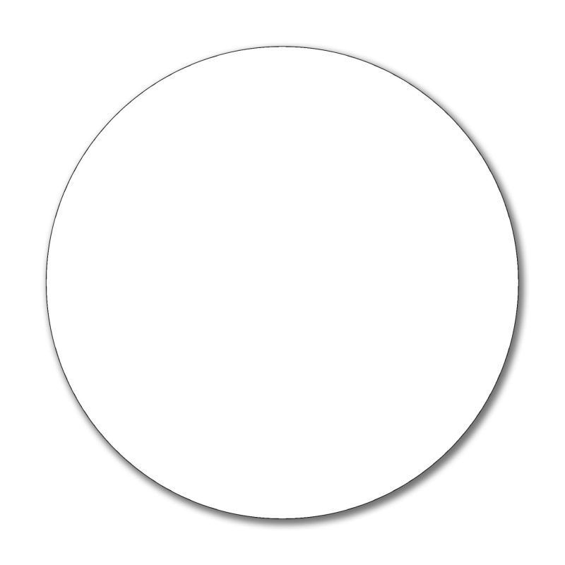 Custom Circle 3.5" NoteKeeper™ Magnet 35 Mil - 1