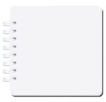 Custom Classic Square Journal w/50 Sheets (3 11/16 Square Inches) - 1