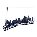 Custom Connecticut NoteKeeper™ Magnet 35 Mil - 2
