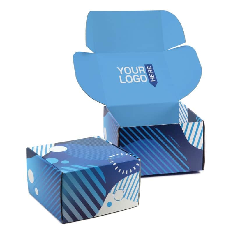 Custom Corrugated Box - 8" x 8" x 5" - 2
