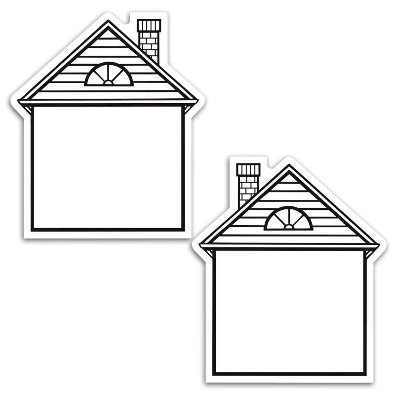 Custom Double Sided House Magnet - 1