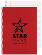 Custom Econo Poly Composition Notebook w/Wide Rules (8 3/16"x 10 7/8")