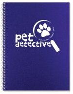 Custom Econo Poly Composition Notebook w/Wide Rules (8 3/16"x 10 7/8") - 3
