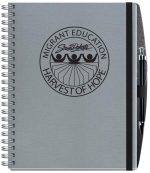 Custom Embossed Alligator Textured Journal w/100 Sheets & Pen (8 ½"x 11")