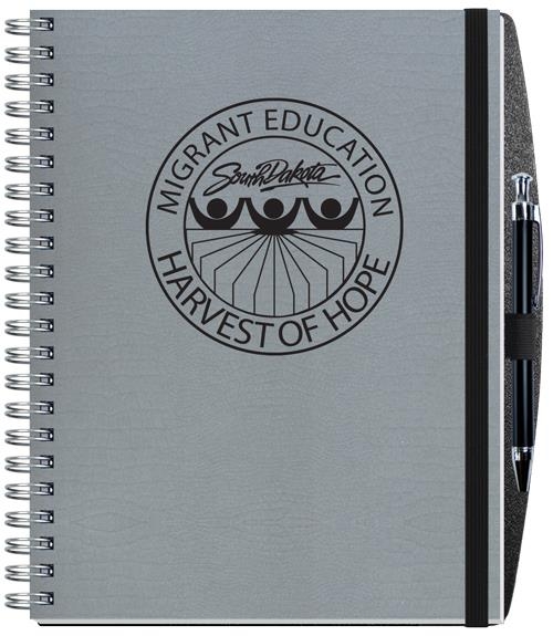 Embossed-Alligator-Textured-Journal-w100-Sheets-Pen-8-½x-11-BJ2B-PS Custom Embossed Alligator Textured Journal w/100 Sheets & Pen (8 ½"x 11")