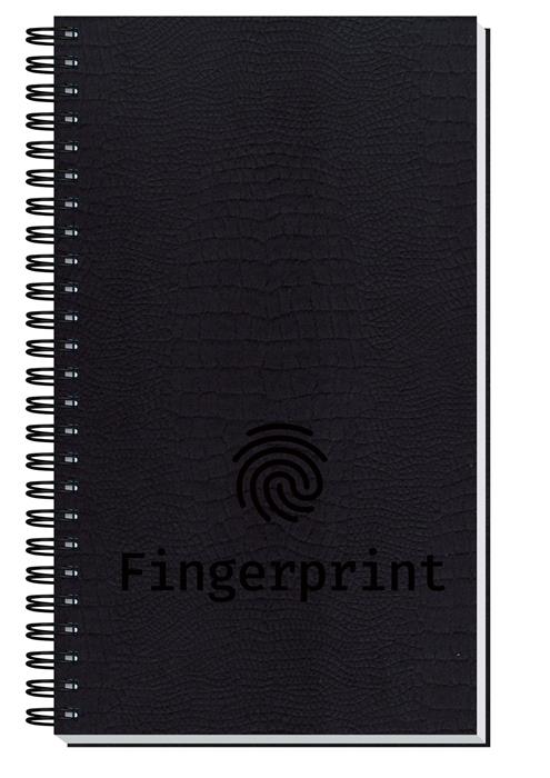 Custom Embossed Alligator Textured Journal w/50 Sheets (5 ¼"x 8 ¼") - 2