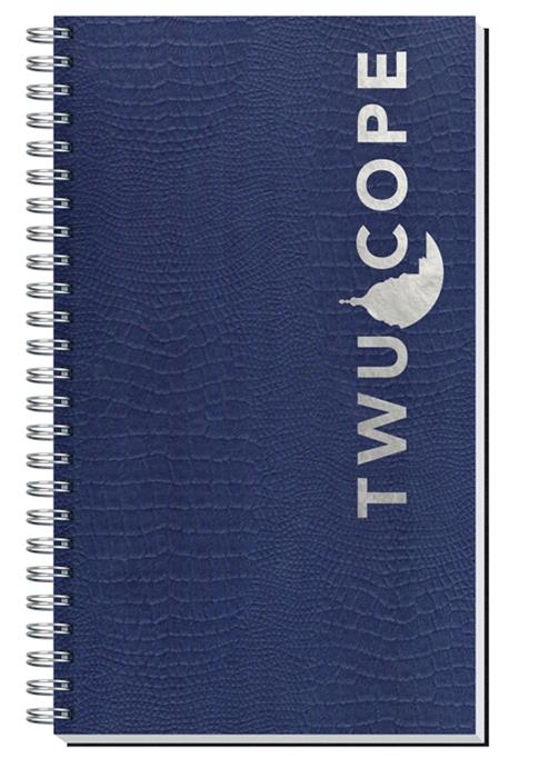 Embossed-Alligator-Textured-Journal-w50-Sheets-5-¼x-8-¼-EJ1B Custom Embossed Alligator Textured Journal w/50 Sheets (5 ¼"x 8 ¼")