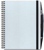 Custom Embossed Alligator Textured Journal w/50 Sheets & Pen (5"x 7") - 3