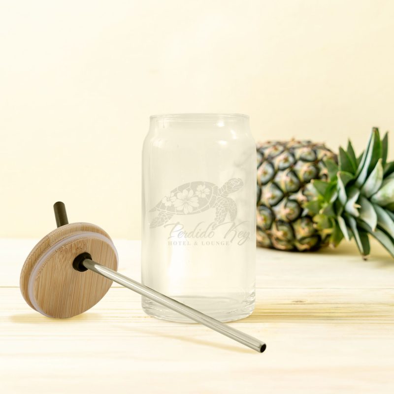 Custom Etched Can Glass 16 Oz - 4