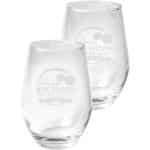 Custom Etched Stemless Wine Glass 11.5 Oz - 1