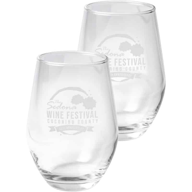 Custom Etched Stemless Wine Glass 11.5 Oz - 1