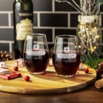 Custom Etched Stemless Wine Glass 11.5 Oz - 3