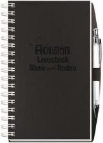 Custom Executive Journals w/100 Sheets & Pen (5 ¼"x 8 ¼") - 4