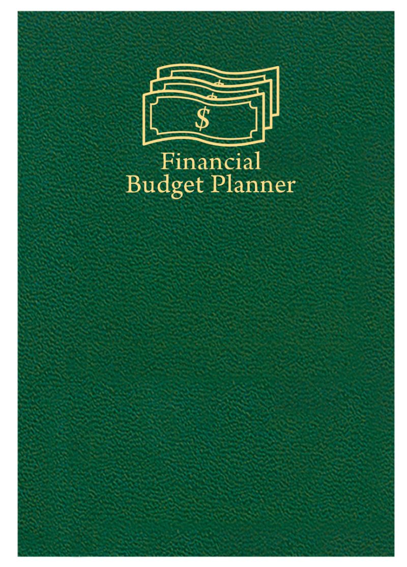 Custom Financial Budget Planner/ Leatherette Cover - 3