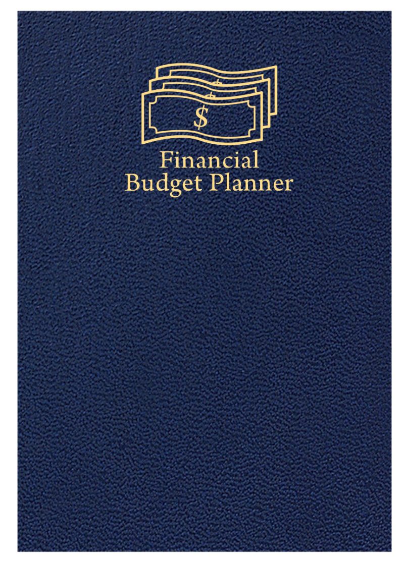 Custom Financial Budget Planner/ Leatherette Cover - 5