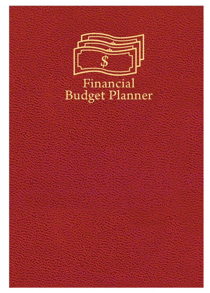 Custom Financial Budget Planner/ Leatherette Cover - 7