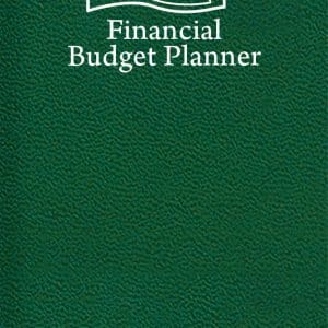 Custom Financial Budget Pocket Planner Leatherette Cover