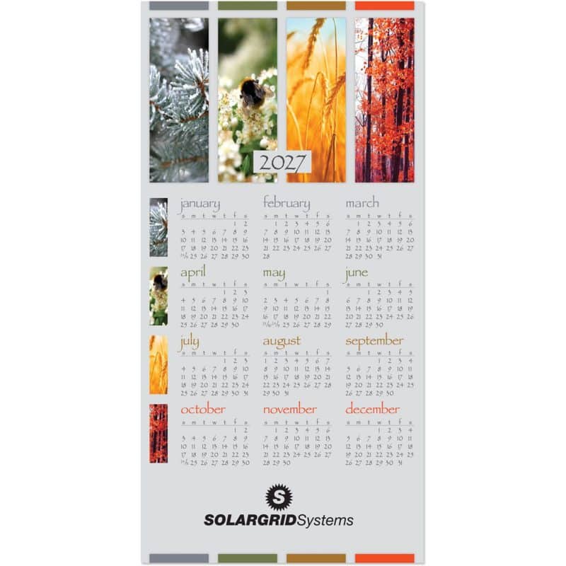 Custom Four Seasons Z-Fold Calendar
